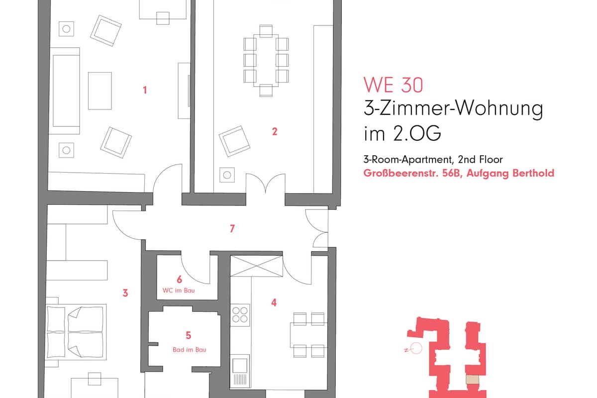 Grundriss WE 30