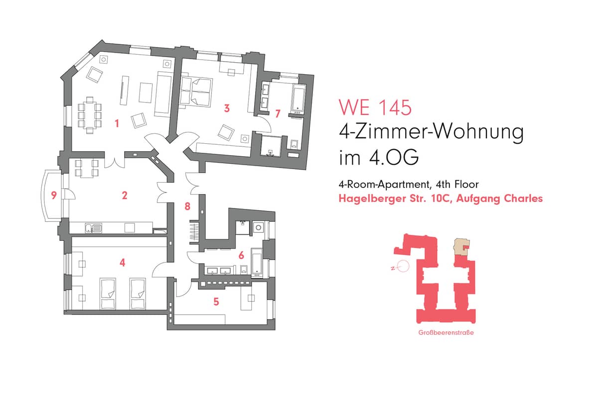 Grundriss WE 145