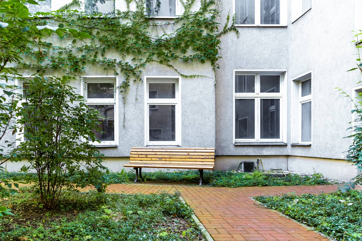 Ruhiger Innenhof