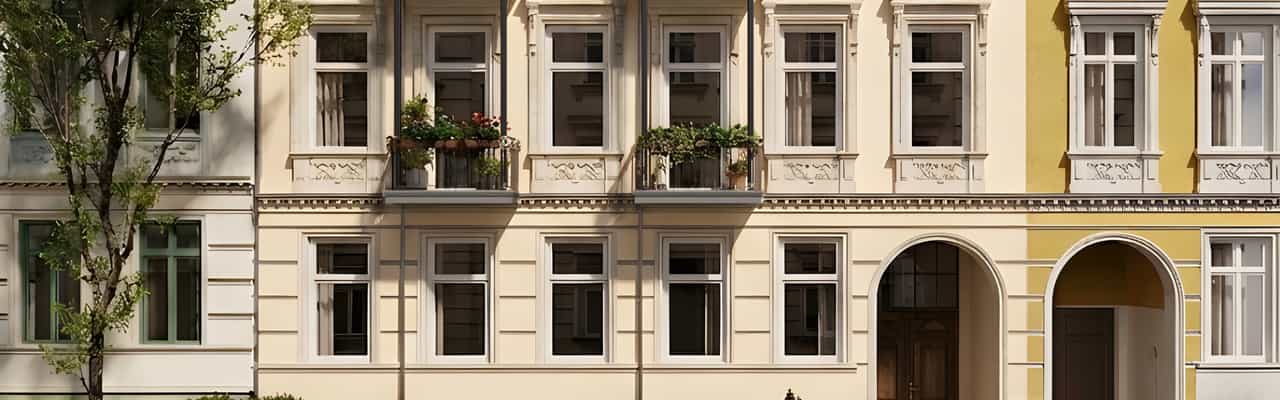 Only three minutes from the Landwehrkanal. Exceptional living and investment opportunities on Kreuzberg’s quietest side street.