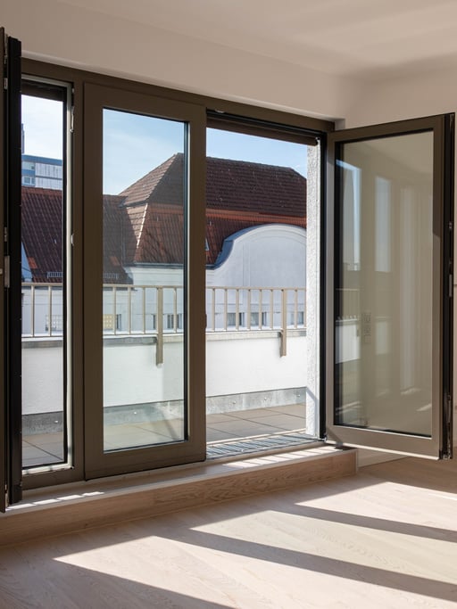 Ganz oben zu Hause – 100 m² Penthouse, zwei Terrassen und Panoramablick