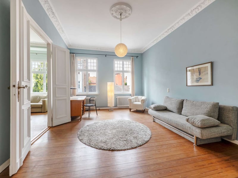 The Kreuzberg way of life in a 96 m² flat – a modernised period property in the heart of the Wrangelkiez