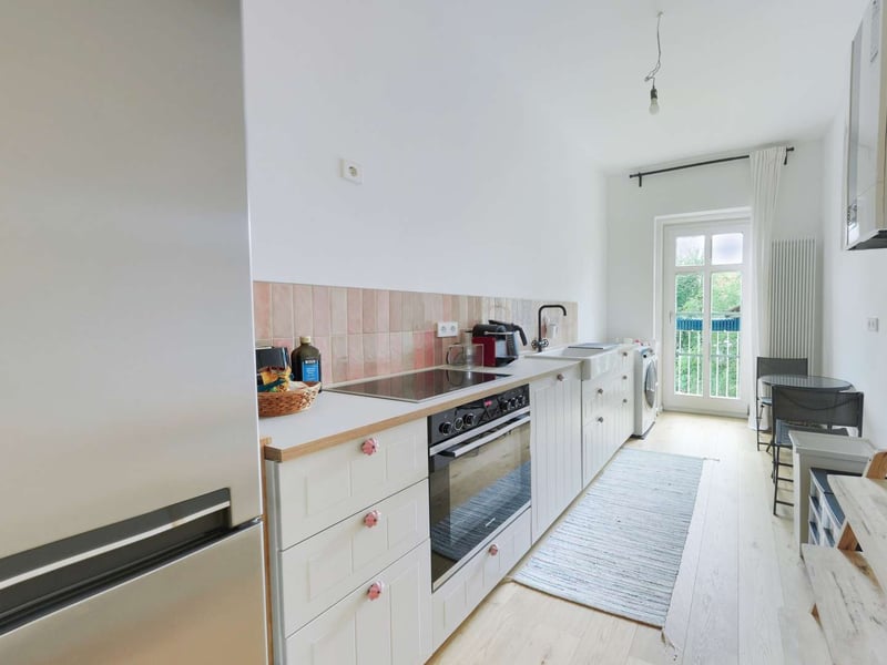 Stylishly Renovated One-Bedroom Apartment Overlooking Green Space