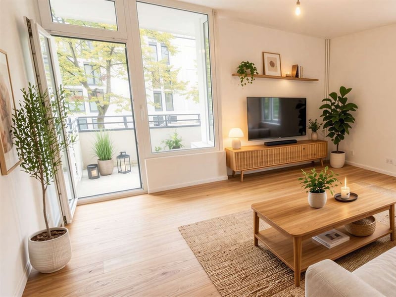 Bright & Modern Family Apartment – First Occupancy After Renovation – Balcony & Parquet Floors
