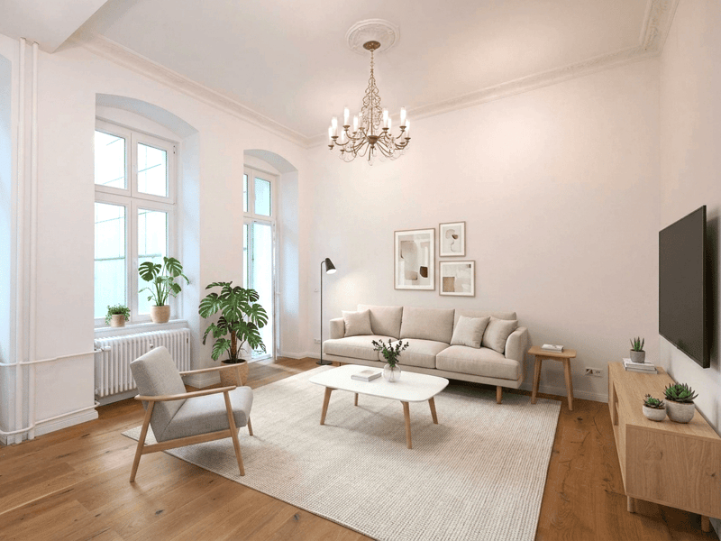 Moderne 2-Zimmer Eigentumswohnung mit Privatgarten in Wilmersdorf