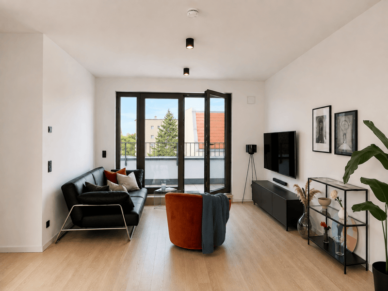 Penthouse living above the rooftops of Wilmersdorf – 3.5 rooms with three terraces