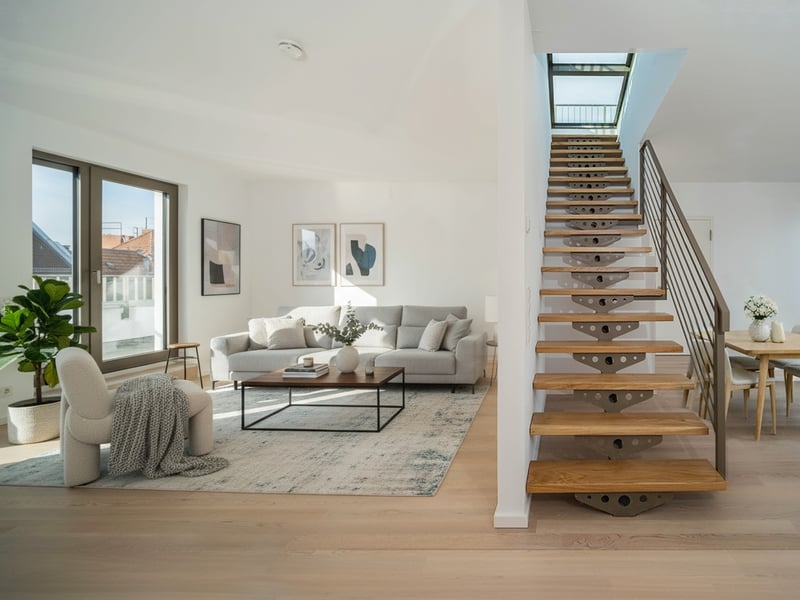 Penthouse above the rooftops of Wilmersdorf – 97 m² with roof terrace and panoramic view