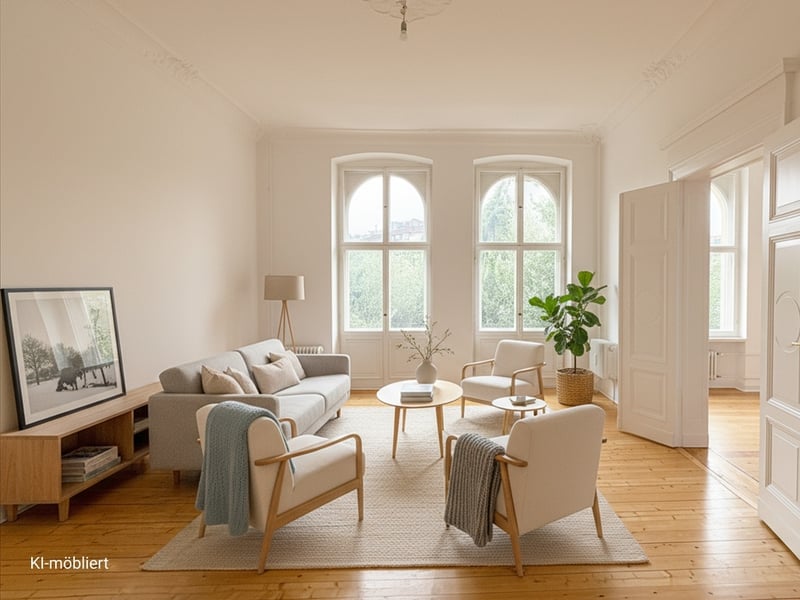 5-Zimmer-Altbauwohnung mit Kachelöfen & Stuck – 144 m² in Top-Lage