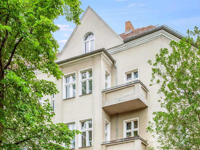 At Wenckebach Hospital: Vacant 2-room apartment with balcony